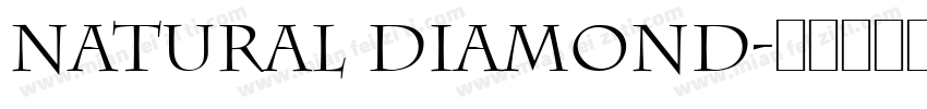 natural diamond字体转换
